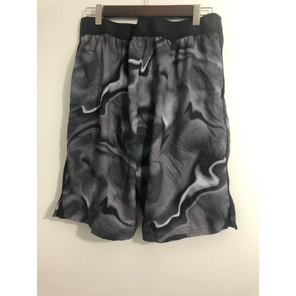 Nike Men's Black/Gray Swim shorts size Medium - Picture 2 of 9